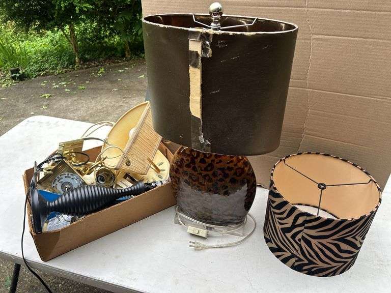 Assorted Lamps and Lamp Parts image