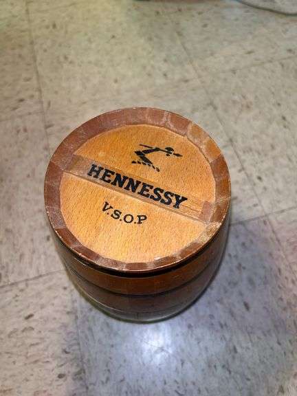 Hennessy V.S.O.P Barrel Shaped Wooden Container image