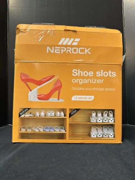 NEPROCK Shoe Slots Organizer - 12 Piece Set image