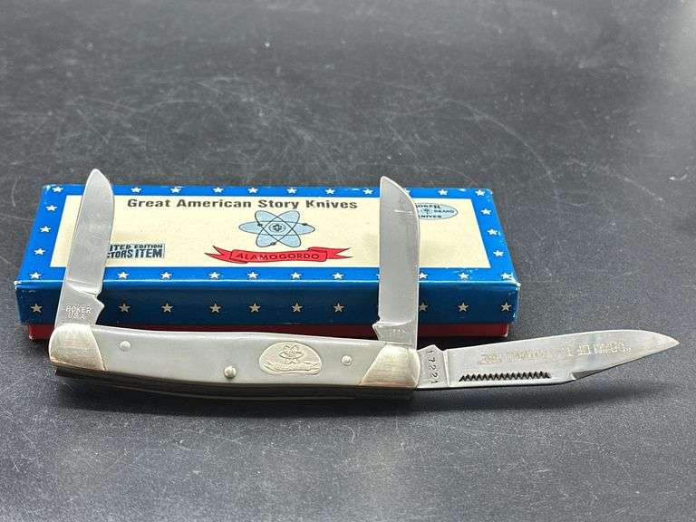 Boker USA "Dawn of the Atomic Age" Alamogordo Collector's Knife image