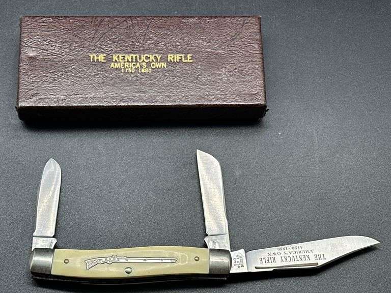 Schrade CM-1 "The Kentucky Rifle" Pocket Knife with Box image