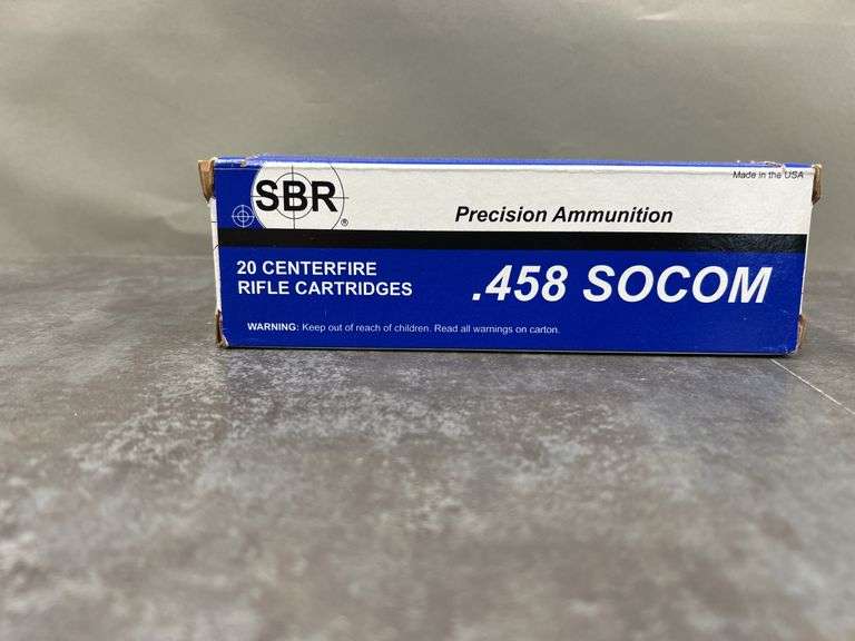 SBR .458 SOCOM 20 Centerfire Rifle Cartridges image