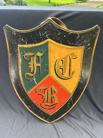 Decorative Shield with Painted Design image
