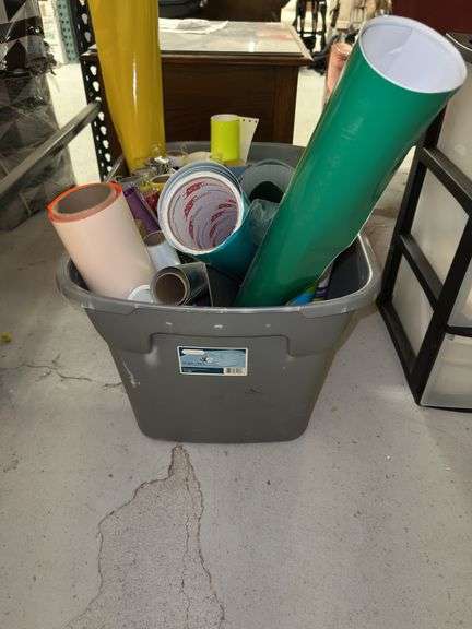 Large Lot of Assorted Craft Vinyl Rolls image