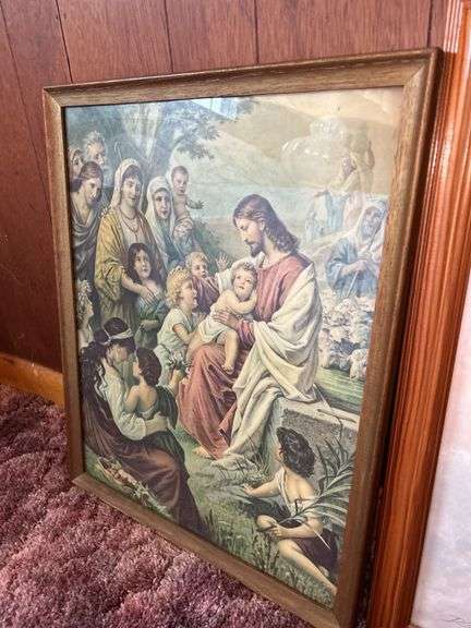 Religious Framed Wall Art Prints - Set of 3