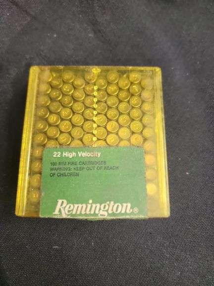 REMINGTON 22 HIGH VELOCITY HOLLOW POINTS NOT A FULL BOX image