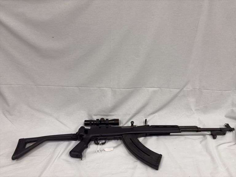 SKS Rifle with Bayonet and Scope - Serial # 76010196C