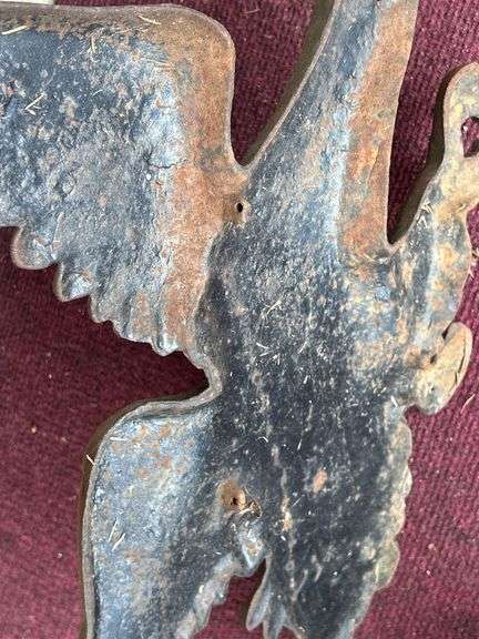 Cast Iron American Eagle Sculpture