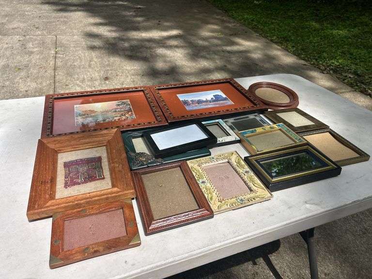 Assorted Decorative Picture Frames - Lot of 15 image