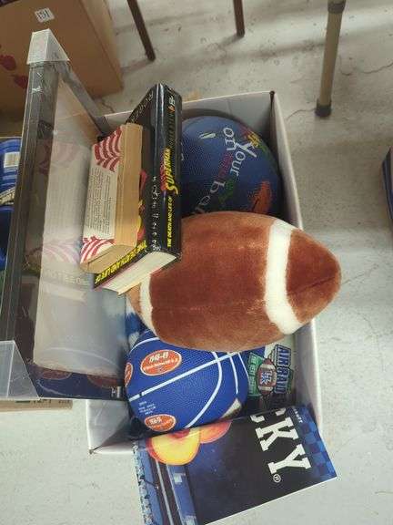 Box Lot of University of Kentucky Sports Memorabilia, Books, and More image