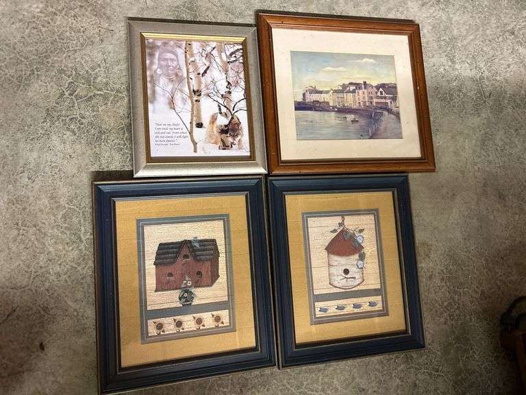 Set of Four Framed Art Prints image