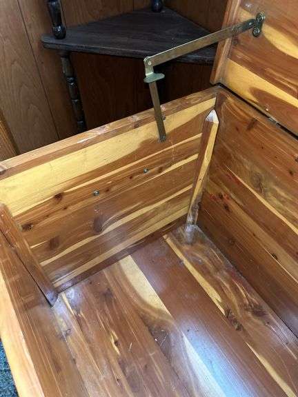 Wooden Cedar Chest Blanket Box