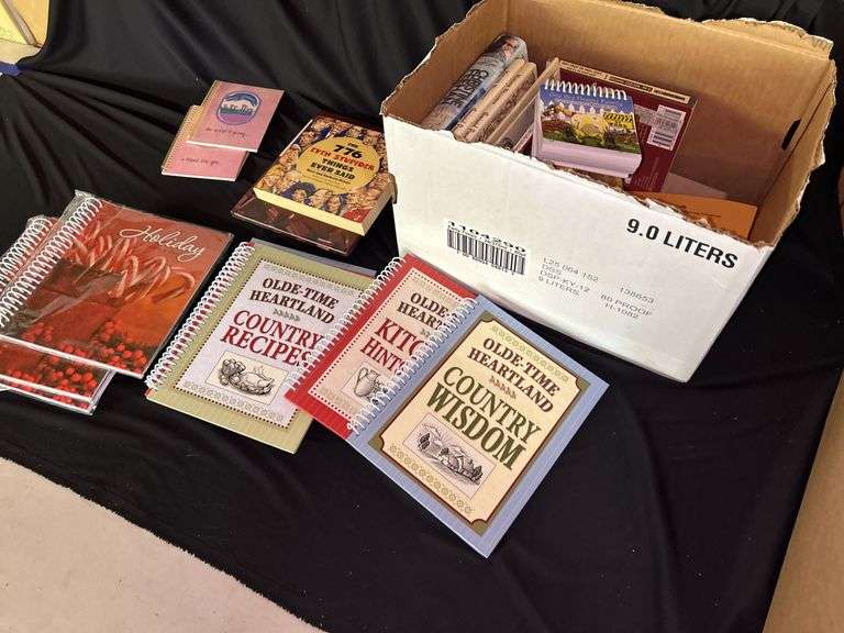 Books and Cookbooks Lot image