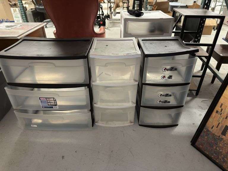 Assorted Plastic Storage Drawer Sets image