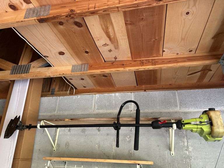 Ryobi Gas Powered Weed Eater with Brush Cutter Attachment image