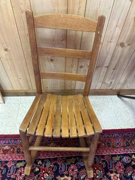 Rustic Wooden Rocking Chair image