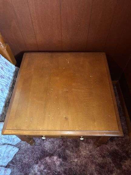 Wood Side Table