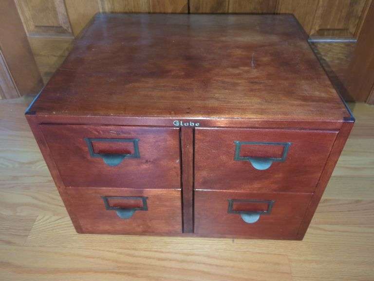 Globe Four-Drawer File Cabinet image