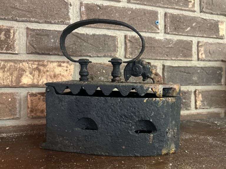 Ornate Cast Iron Sad Iron image