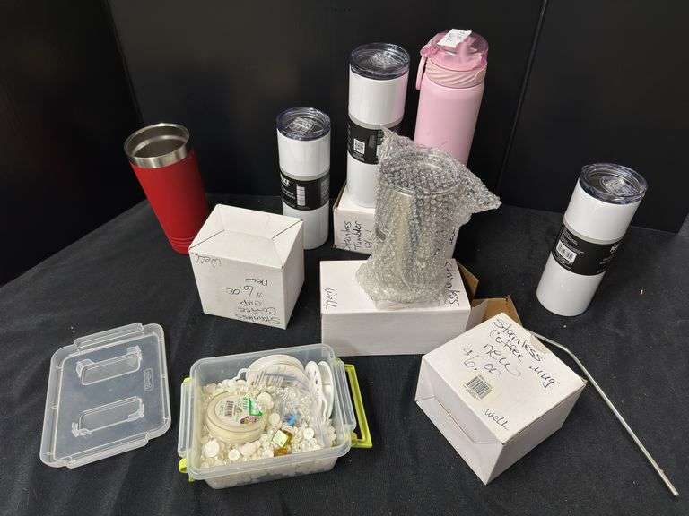 Stainless Steel Tumblers, Water Bottles, Craft Beads image