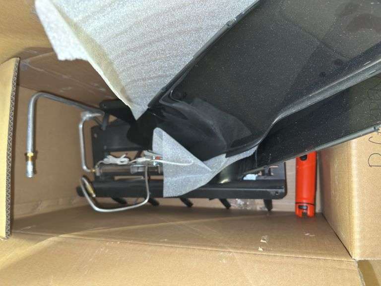 Gas Fireplace Insert and LED Shop Lights image