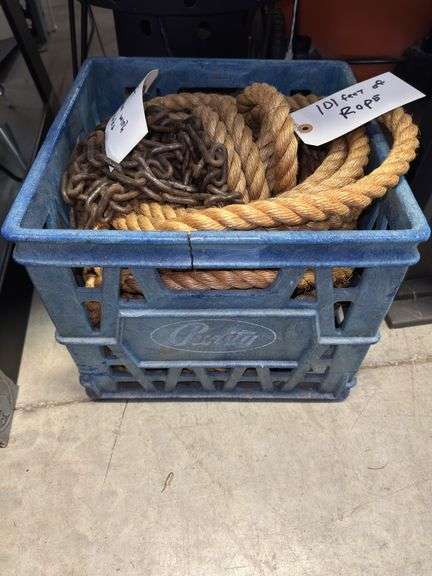 101 Ft Rope and 12 Ft Chain with Hooks - Ford Brothers, Inc.