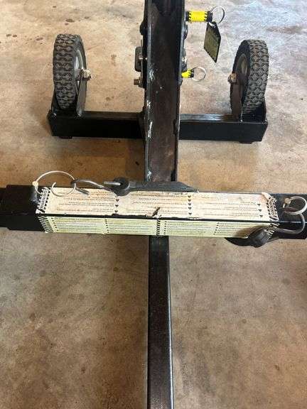 Adjustable Mower Jack with Wheels