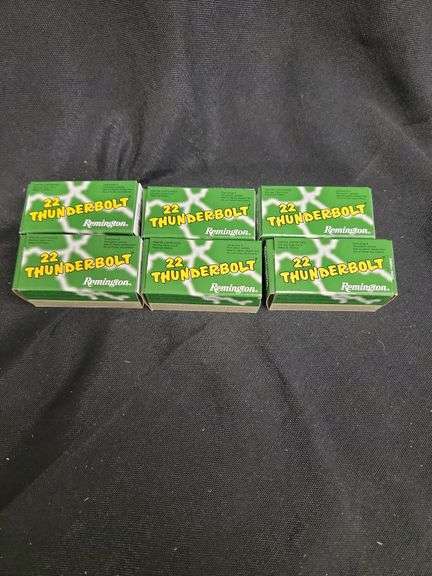 22 THUNDERBOLT REMINGTON 50 RD BOXES 6 BOXES image