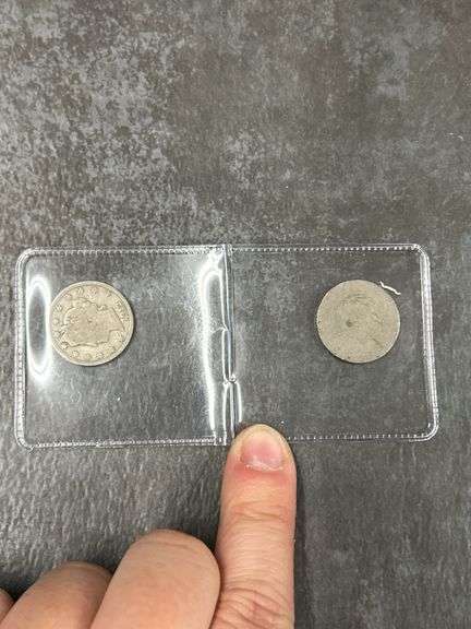Two Liberty Head Nickels: 1901 and 1912 image