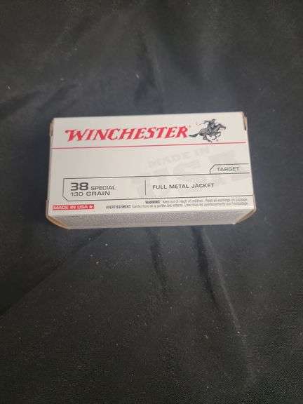 WINCHESTER 38 SP 130 FULL METAL JACKET 50 RD BOX NEW image
