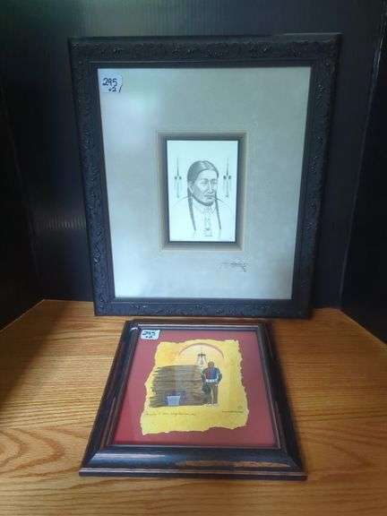 Two Framed Prints by Merlin Little Thunder image