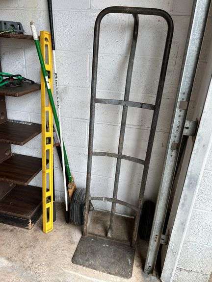 Garage Storage Shelf, Tools, Hand Truck, and Accessories