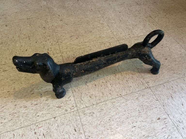Cast Iron Dachshund Boot Scraper image