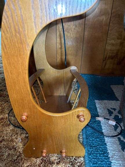 Lamp Table with Decorative Shade