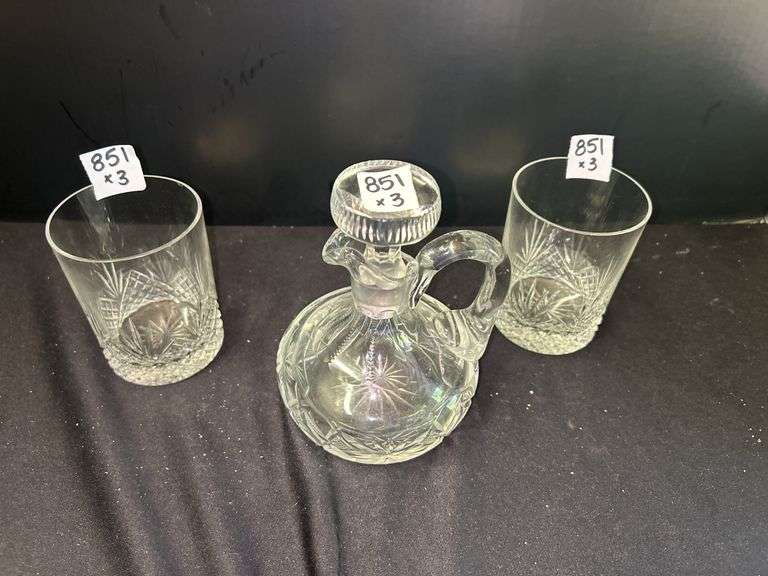 Crystal Decanter and Glasses Set image