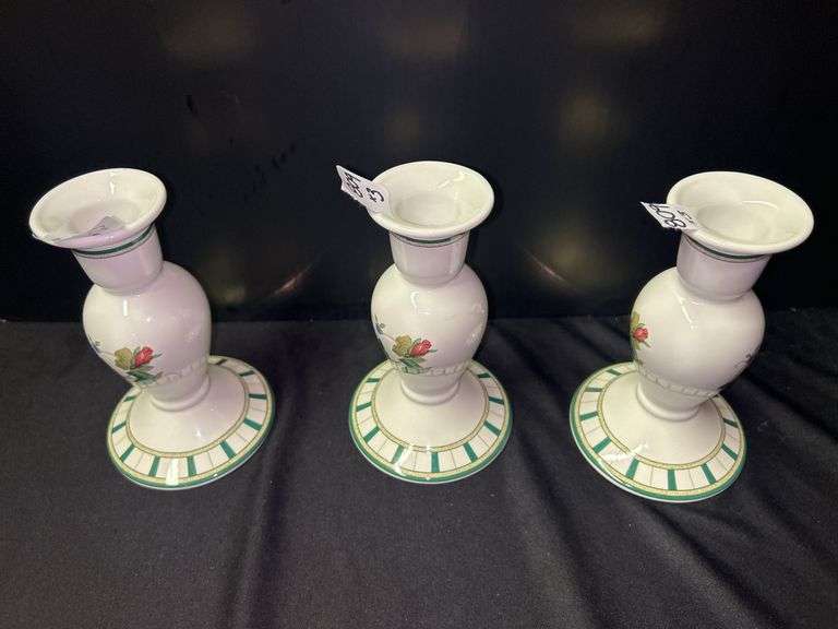 Set of 3 Lenox Summer Terrace Candlestick Holders image