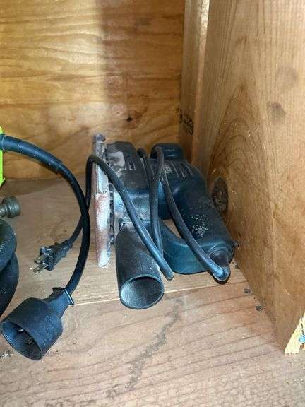 Stihl Chainsaw, Poulan Chainsaw, and Black and Decker Reciprocating Saw