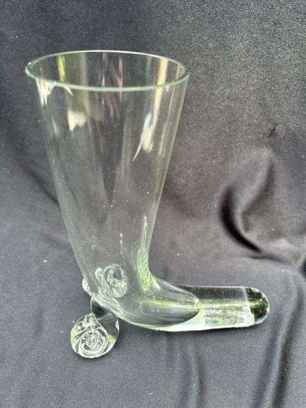 Novelty Glass Drinking Vessel with Footed Base image