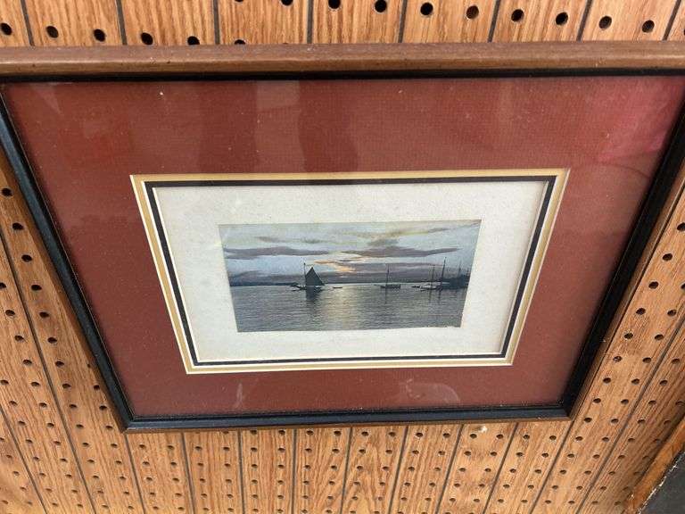 Framed Sailboat Print image