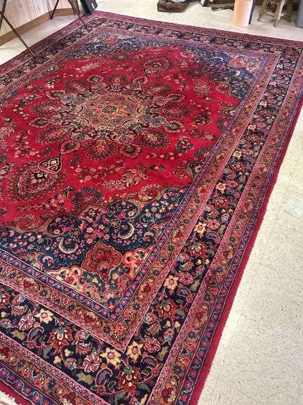 Large Decorative Area Rug with Floral Pattern image