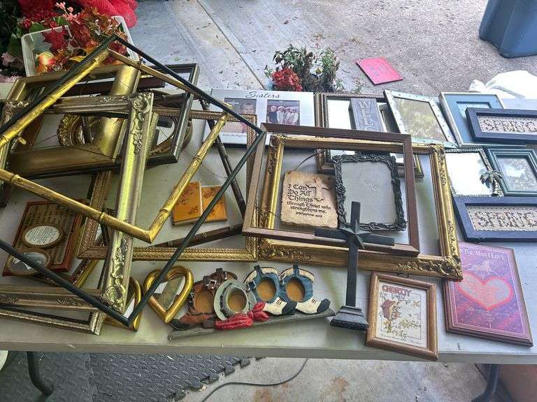 Assorted Picture Frames & Home Decor Items image