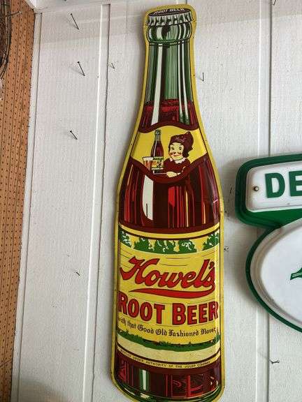 Howel's Root Beer Advertising Sign image