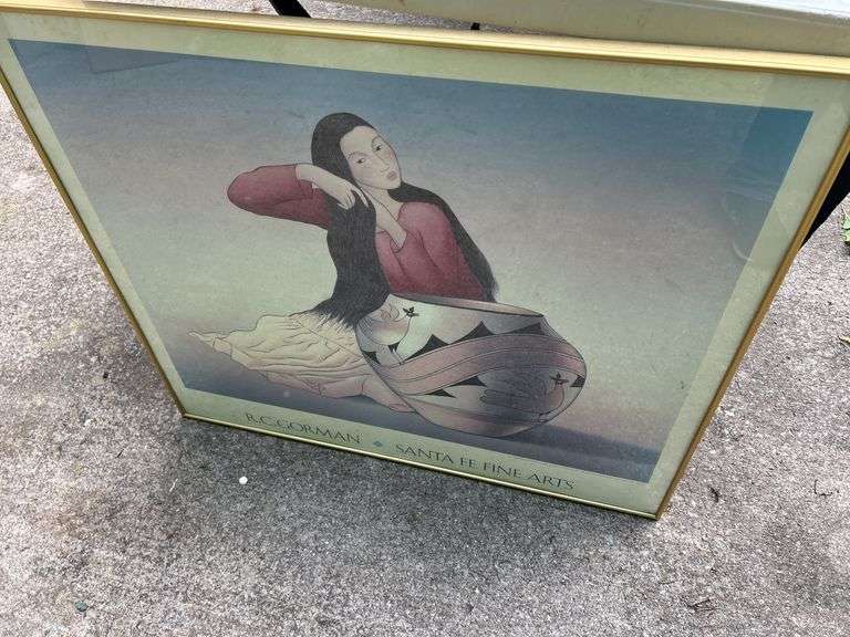 R.C. Gorman "Santa Fe Fine Arts" Framed Print image