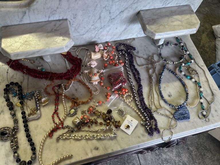 Selection of Costume Jewelry and Accessories image