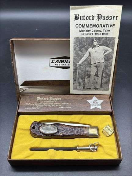 Buford Pusser Camillus Commemorative Knife Set image