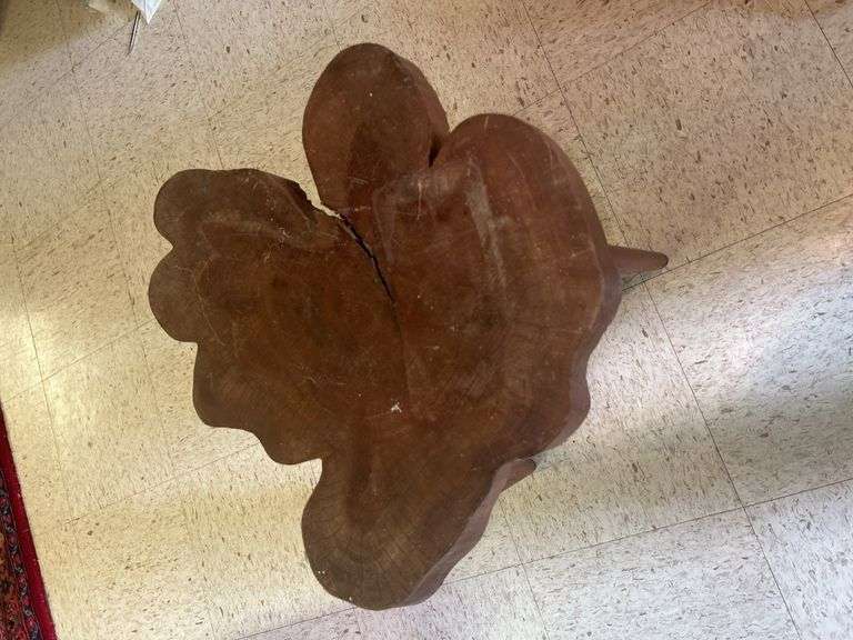 Live Edge Wood Slab Side Table image