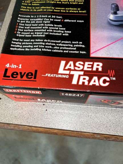 Craftsman 4-in-1 Laser Level with Laser Trac Model 948247 in Case