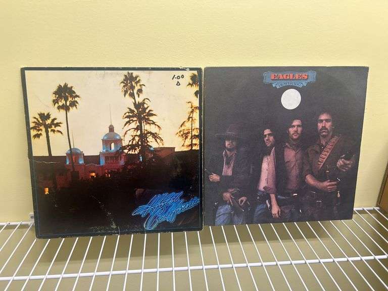 The Eagles 'Hotel California' and 'Desperado' Vinyl Record image