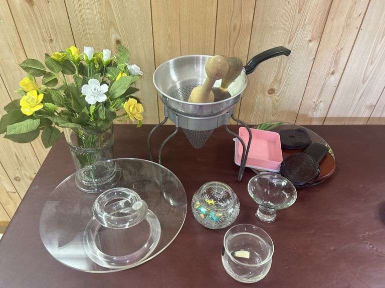 Assorted Kitchenware, Glassware, and Decorative Items image