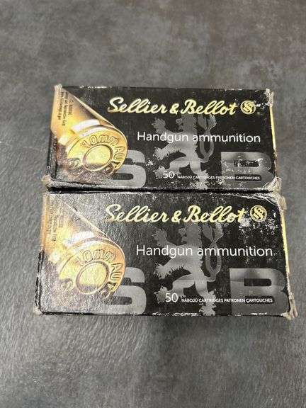 Two Boxes of Sellier & Bellot 10mm AUTO Handgun Ammunition image